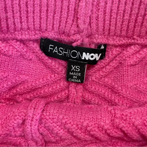 FASHIONNOVA Pink Knit Shorts - Picture 5 of 5